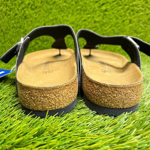 Birkenstock Gizeh Birko-Flor Mens Size 9 Black Brown Beach Outdoor Sandals main image 8